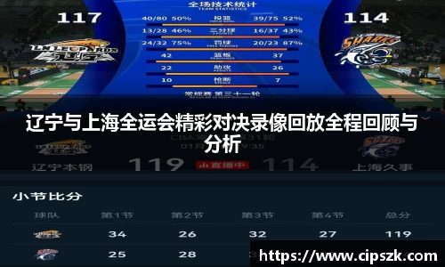 辽宁与上海全运会精彩对决录像回放全程回顾与分析